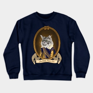 Renaissance Cat - Lord Jethro Preston Coon Crewneck Sweatshirt